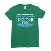 I Love Someone with Prostate Cancer to The Moon and Back to Infinity Ladies Fitted T-Shirt