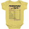 February Girl Facts Pisces Baby Onesie