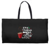 it's a christmas movies and hot chocolate kind of day Weekender Totes