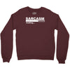 sarcasm  funny comic technology laugh Crewneck Sweatshirt