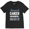 stomach cancer awaneress i wear periwinkle for someone special to me V-Neck Tee