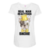 snoring gentleman Maternity Scoop Neck T-shirt