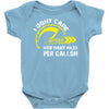 I Don't Care How Many Miles Per Gallon Baby Onesie