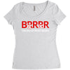 big red brrr - frost football Women's Triblend Scoop T-shirt