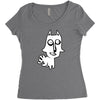 dog or fox Women's Triblend Scoop T-shirt