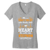 There's This Boy Who Stole My Heart He Calls Me Stepmom Women's V-Neck T-Shirt