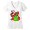 piranha plant Women's V-Neck T-Shirt