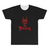 screaming skull All Over Men's T-shirt