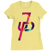 jake paul cool colors Ladies Fitted T-Shirt