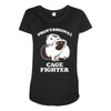 professional cage fighter Maternity Scoop Neck T-shirt