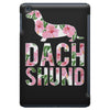 dachshund floral iPad Mini