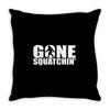 big foot sasquatch Throw Pillow