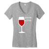 drink the blood Women's V-Neck T-Shirt