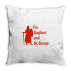 for england and st Throw Pillow