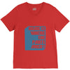 home is where the pants aren't V-Neck Tee