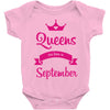 queens are born in september Baby Onesie