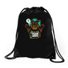 team dog Drawstring Bags