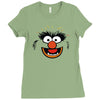 animal face Ladies Fitted T-Shirt