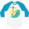 surf nose 3/4 Sleeve Shirt