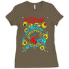 asking alexandria eyeball monster Ladies Fitted T-Shirt