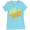 let's get weird Ladies Fitted T-Shirt