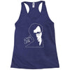 woody allen tribute Racerback Tank