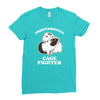 professional cage fighter Ladies Fitted T-Shirt