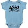 4x4 big skull head  off road Baby Bodysuit