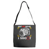 don't mess with me i shoot Adjustable Strap Totes