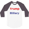 this was a trump shirt but hillary deleted it 3/4 Sleeve Shirt