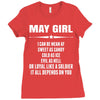Super May Girl Ladies Fitted T-Shirt