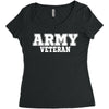 army veteran Women's Triblend Scoop T-shirt