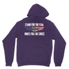 stand for the flag kneel for the cross Unisex Hoodie
