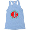 chevron circle Racerback Tank