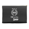 made in 1945 70 years of being awesome Accessory Pouches