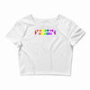 unicorns,i want to believe,fantasy,mythical,unicorns Crop Top