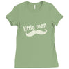 little man Ladies Fitted T-Shirt