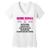 Gemini Woman Women's V-Neck T-Shirt