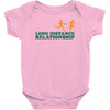long distance relationship Baby Bodysuit