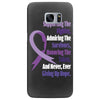 supporting the fighter, admiring the survivors, honoring the taken Samsung Galaxy S7 Edge Case