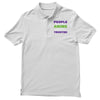 people who don't like anime are not real and should not be trusted Polo Shirt