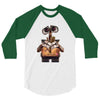 Wall-E Friends Groot 3/4 Sleeve Shirt