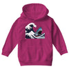 Great White Wave Shark Youth Hoodie