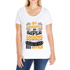 My Daughter Is Super Awesome Her Mother Ladies Curvy T-Shirt