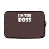 i'm the boss mens Laptop sleeve