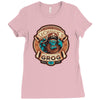 ghost pirate grog Ladies Fitted T-Shirt
