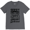 This Guy Is Taken By A Super Sexy January Girlfriend V-Neck Tee