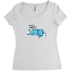 beware of cerberus Women's Triblend Scoop T-shirt