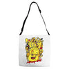 lotta stuff on my mind Adjustable Strap Totes