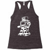 robot funny Racerback Tank